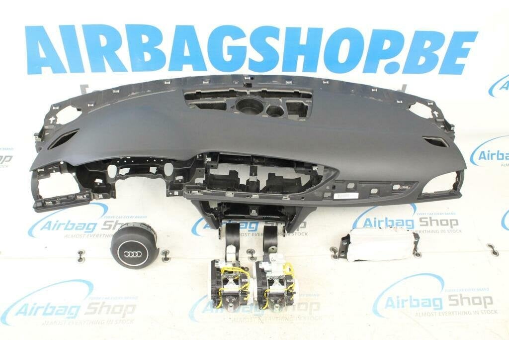 Airbag set Dashboard zwart grote gordel Audi A6 4G 2011 2018, Gebruikt, Ophalen of Verzenden