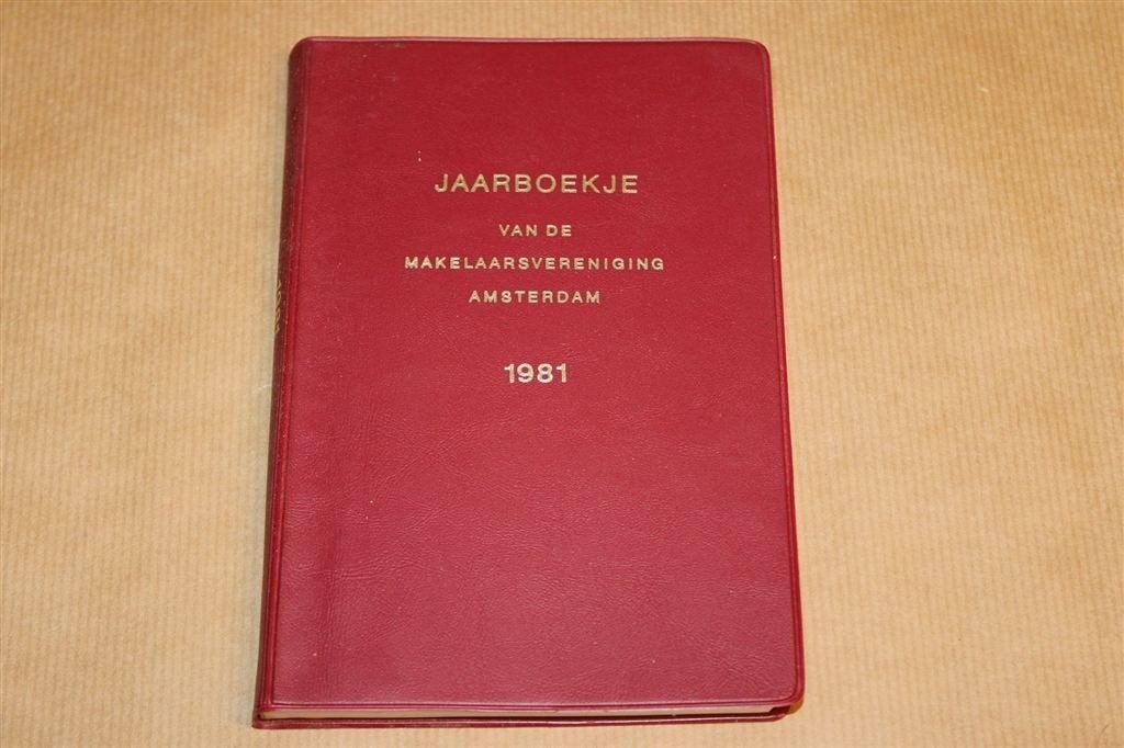 Jaarboekje Makelaarsvereniging Amsterdam 1981 — Naslag, Boeken, Ophalen of Verzenden, Gelezen