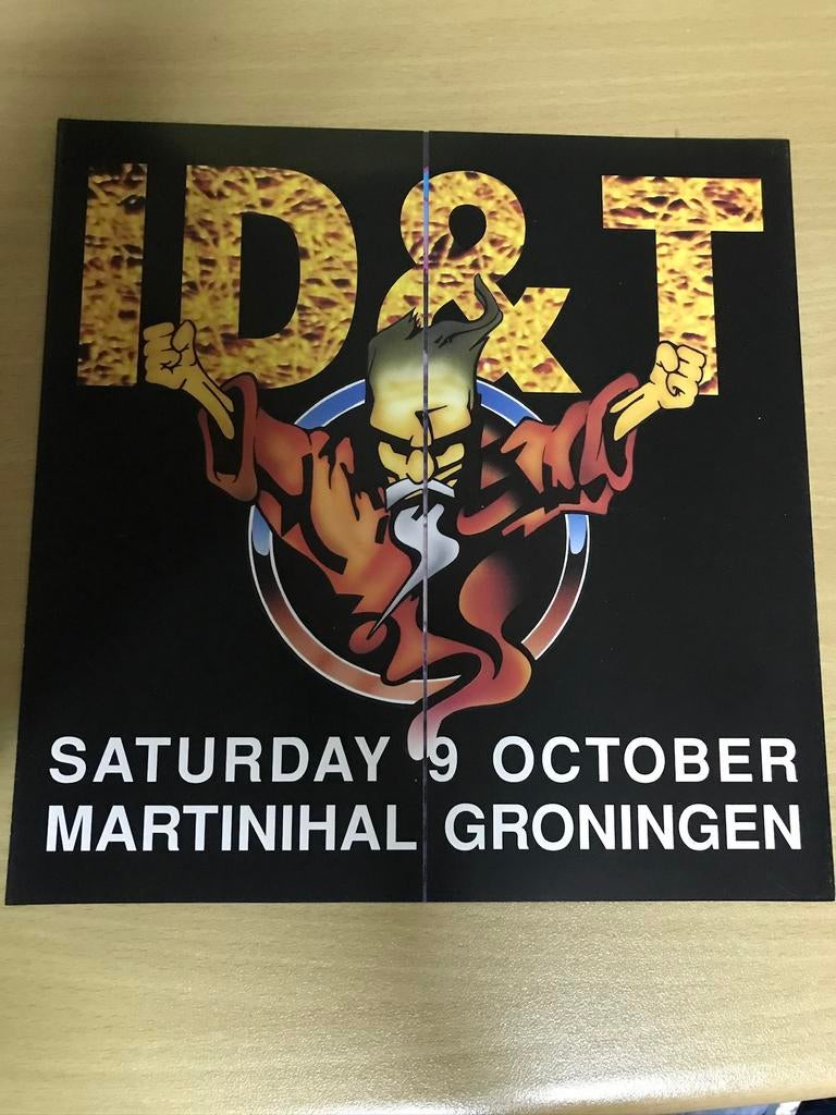 ID&T flyer collectors items thunderdome, Verzenden, Nieuw