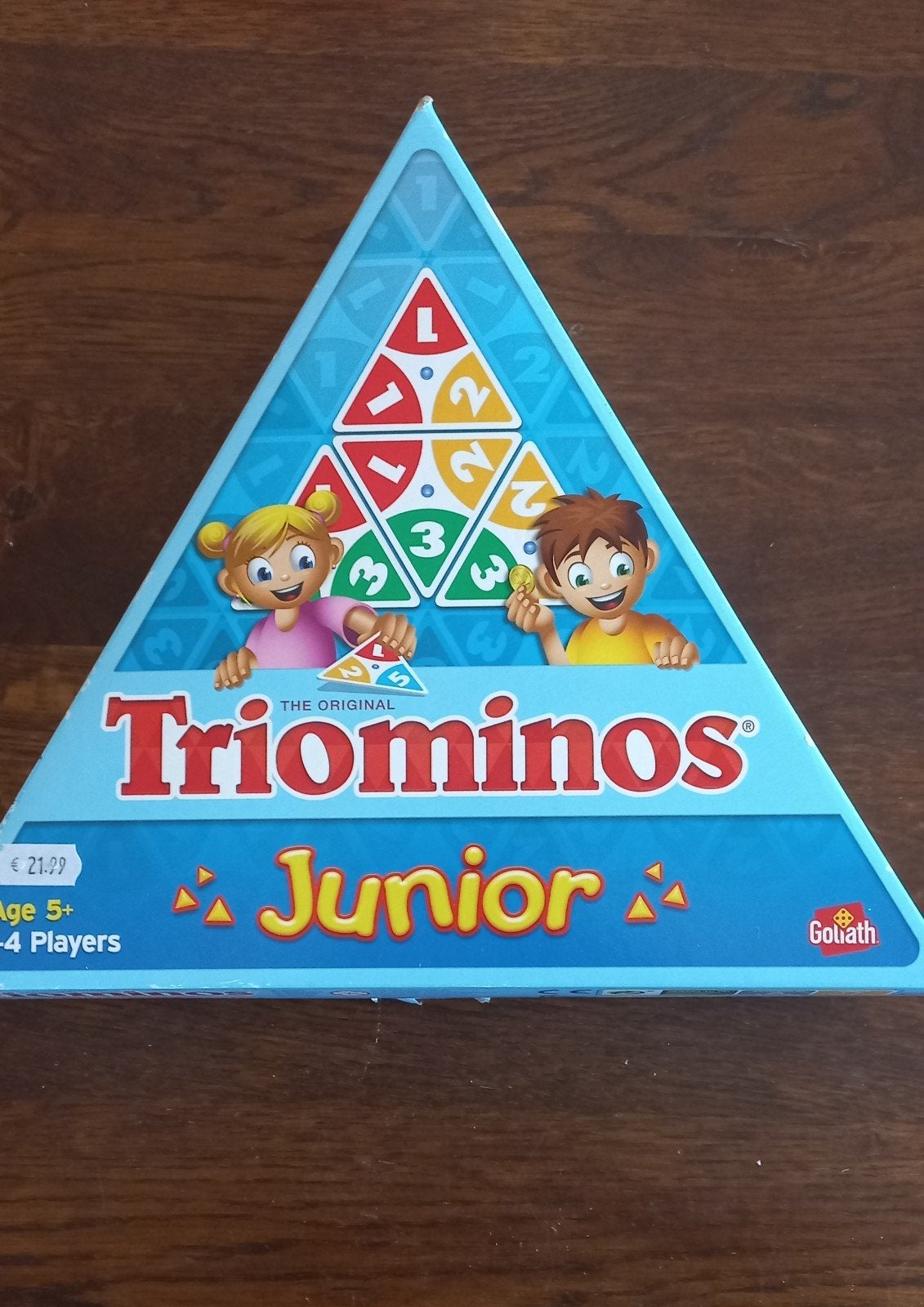 Triominos Junior - Het originele driehoekdominospel, Hobby en Vrije tijd, Gezelschapsspellen | Bordspellen, Drie of vier spelers