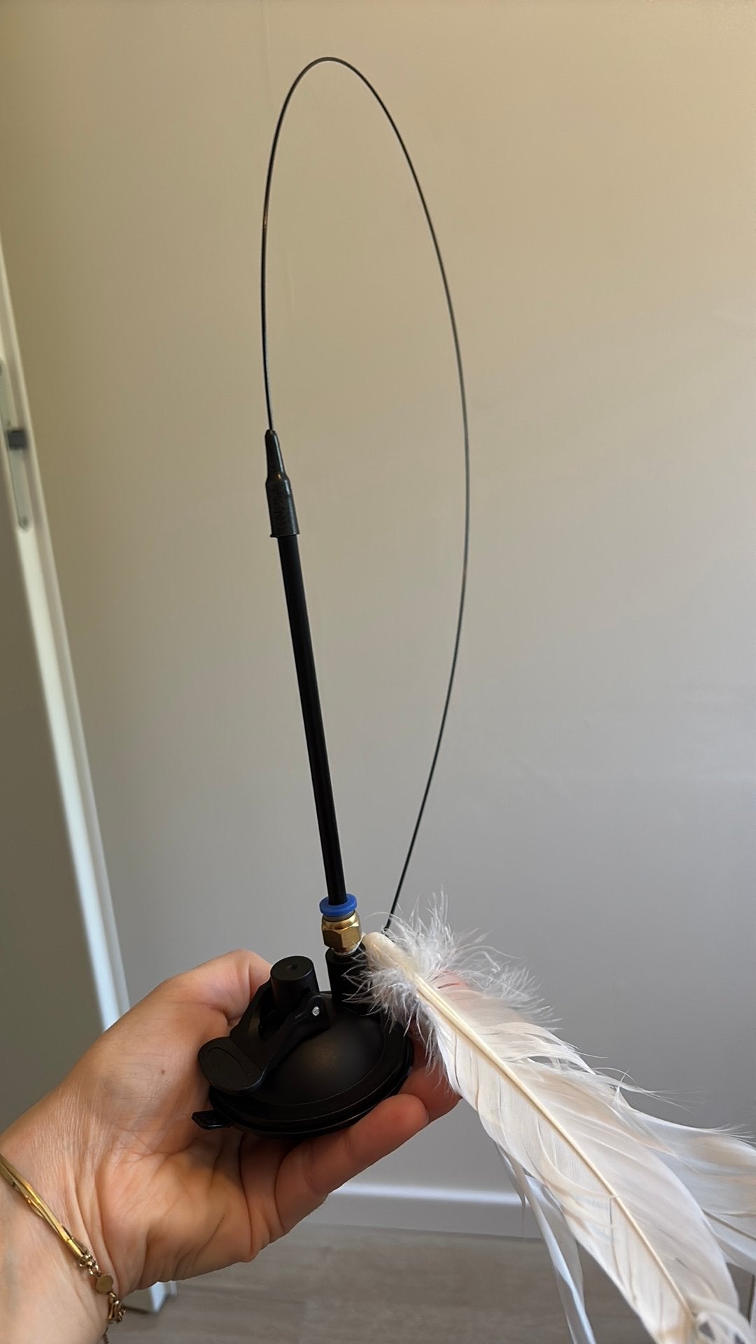 Kattenspeeltje met vacuum, Dieren en Toebehoren, Verzenden, Zo goed als nieuw