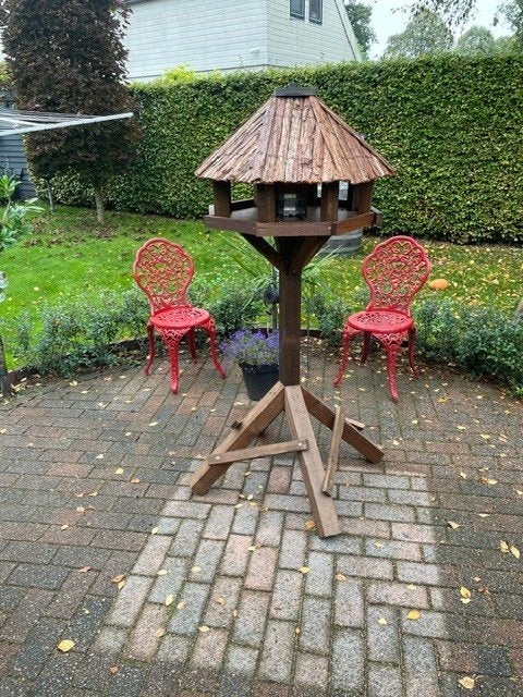 vogel voederhuis, Ophalen, Nieuw