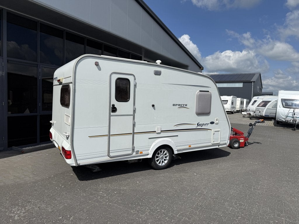 Sprite Super 410 TF Fransbed Compleet Electric gemaakt! 2005, Caravans en Kamperen, Schokbreker, Bedrijf, Treinzit, 750 - 1000 kg