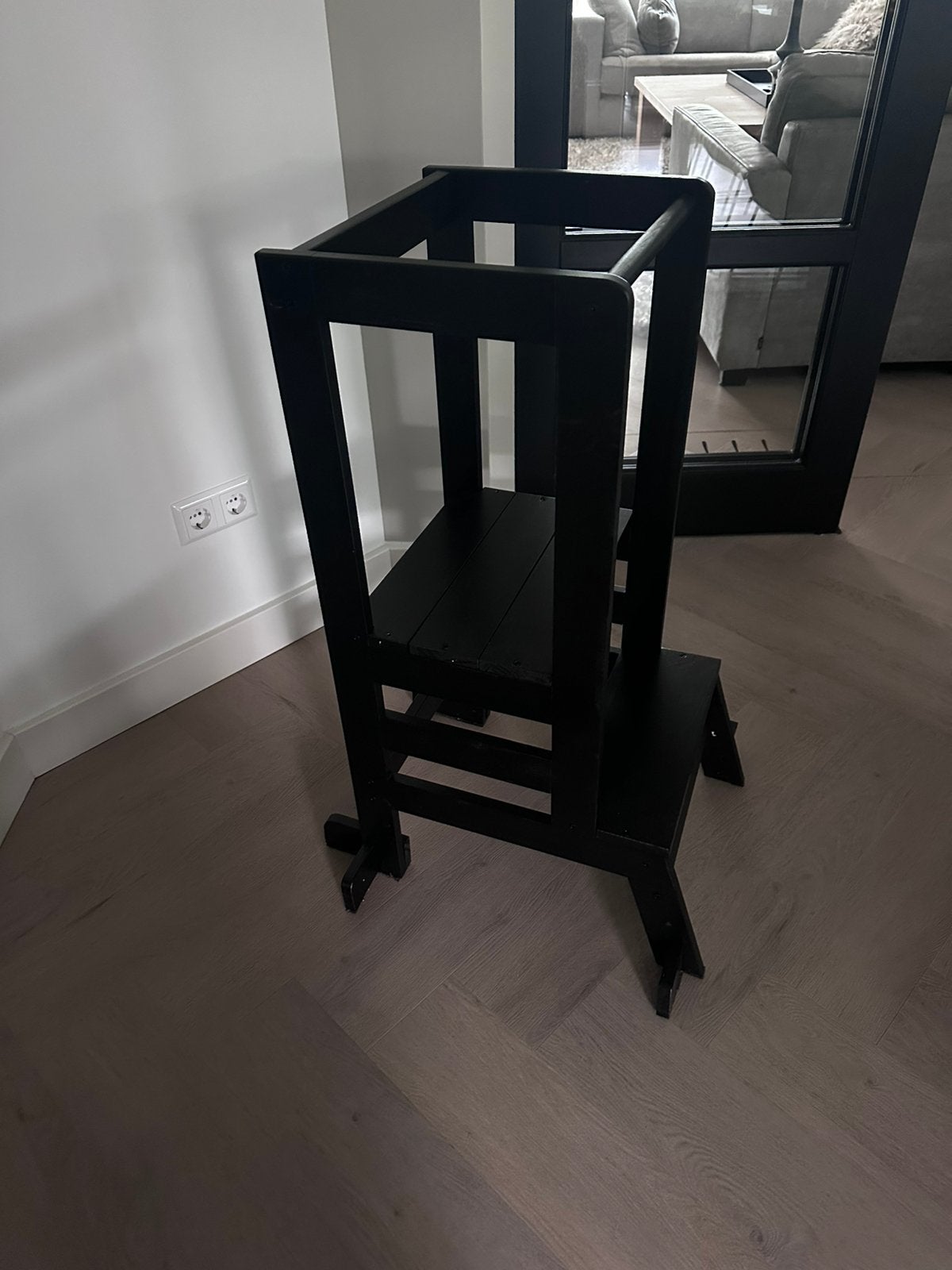 Leertoren zwart - als nieuw!, Ophalen, Zo goed als nieuw