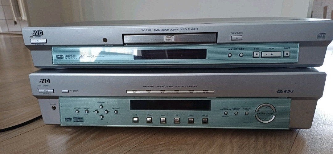 JVC DVD-speler XV-E111 en JVC RX-E111R Receiver Set, Ophalen, Gebruikt, Dvd-speler, JVC