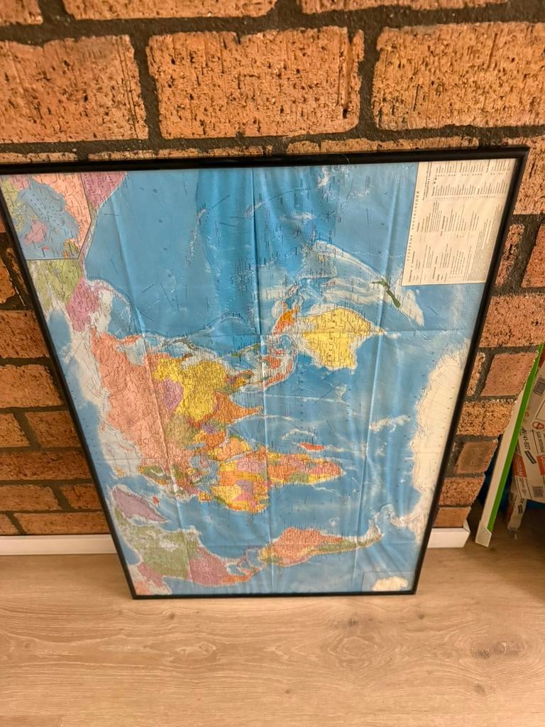 Landkaart, Ophalen of Verzenden, 1800 tot 2000, Wereld, Landkaart