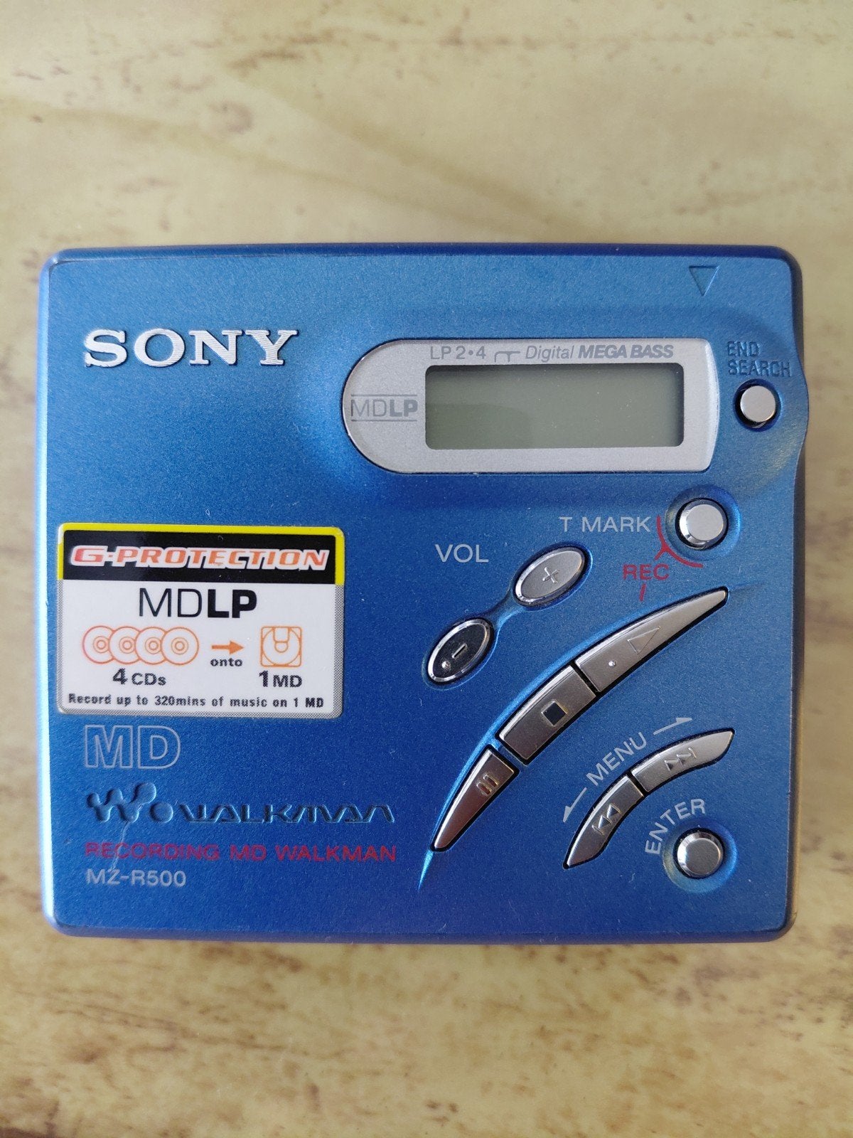 md walkman speler, Ophalen of Verzenden, Walkman