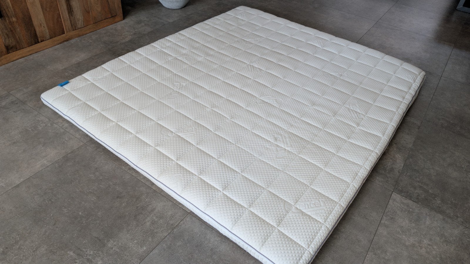 Topdekmatras koudschuim Topper Tencel Deluxe 180x210x11 cm, Huis en Inrichting, Slaapkamer | Matrassen en Bedbodems, Ophalen, 210 cm