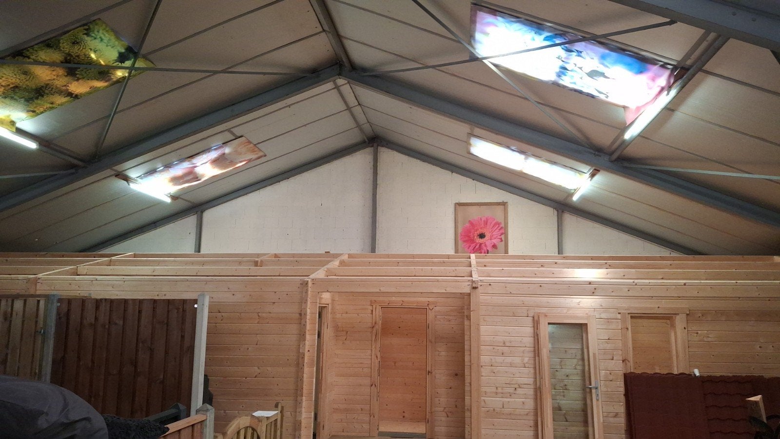 blokhut slane 70m2  7cm houtdikte, Ophalen, Blokhut, 400 cm of meer, 500 cm of meer
