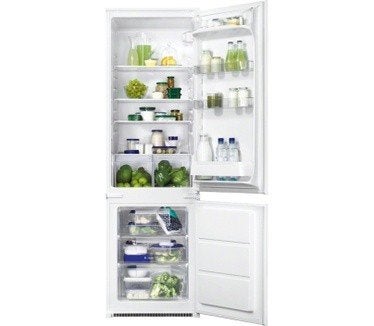 Inbouw koel-vriescombinatie Zanussi ZBB28430SL, Ophalen, Gebruikt, 200 liter of meer, 60 cm of meer