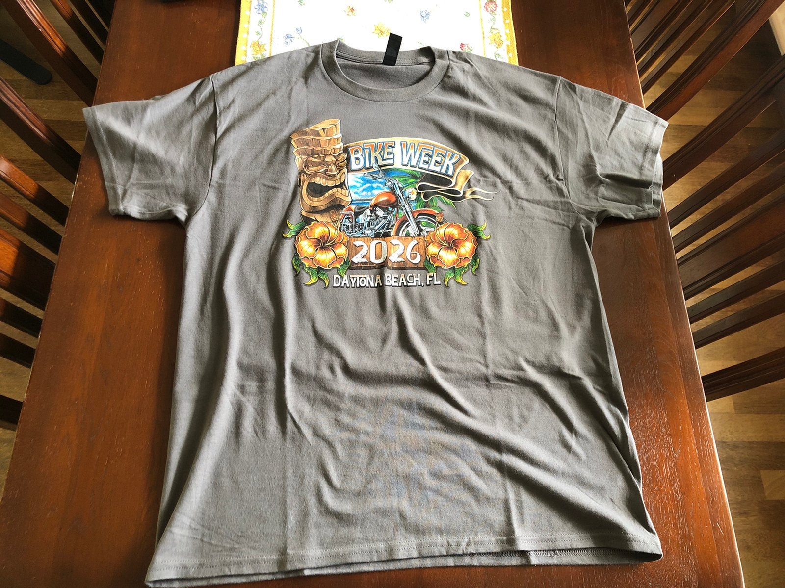 T-shirt Bike week Daytona Beach 2026(motorkleding)., Ophalen of Verzenden, Nieuw, Overige maten, Zwart