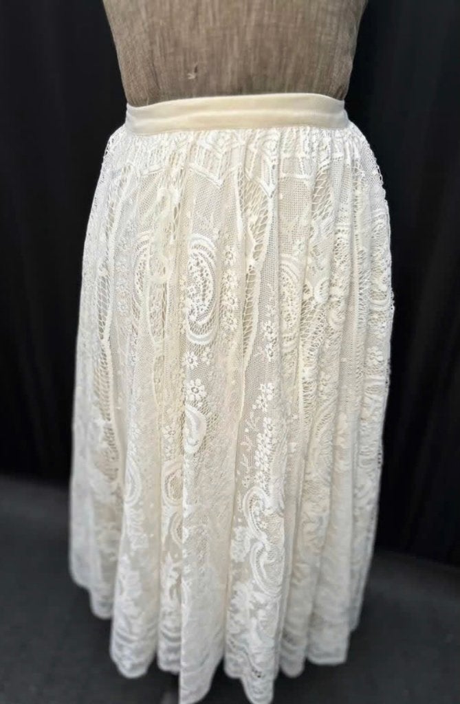 Vintage zomer Rok van kant, past altijd, elastiek, 78 cm, Kleding | Dames, Rokken, Maat 38/40 (M), Ophalen of Verzenden, Zo goed als nieuw