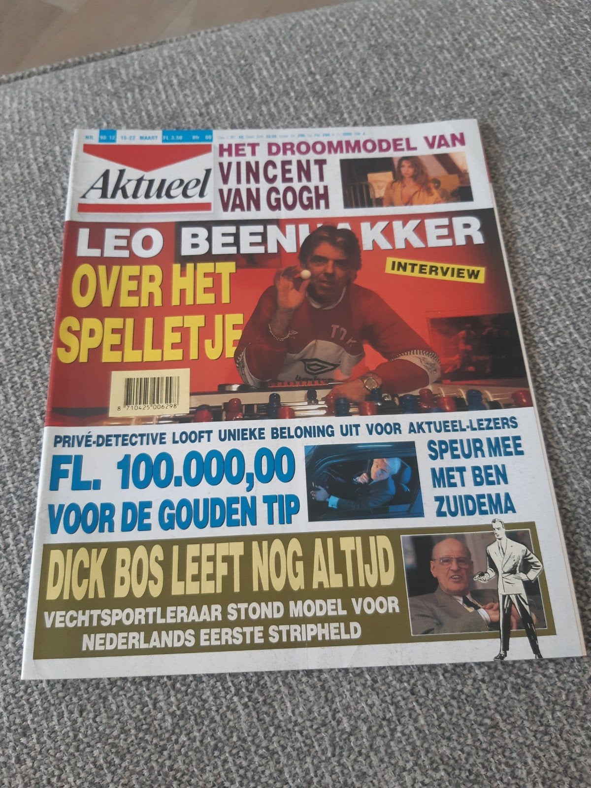 12.Aktueel 1990. Leo Beenhakker. Dick Bos. Theo van Gogh., Verzenden, 1980 tot heden, Tijdschrift