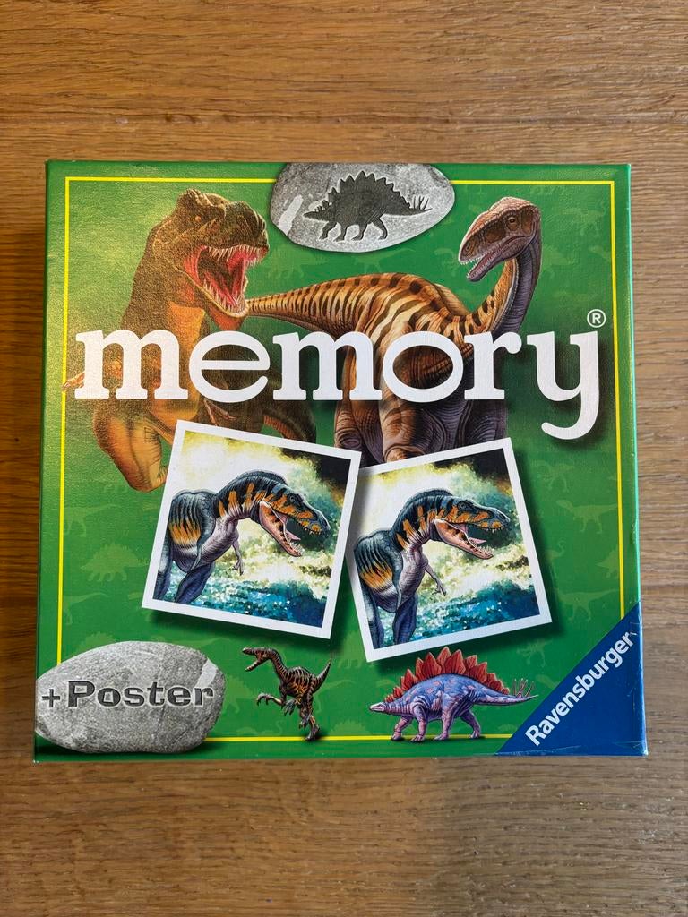Memory Dino's Ravensburger + Poster, Ophalen of Verzenden, Zo goed als nieuw