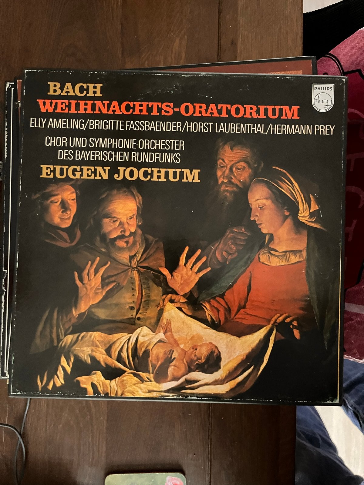Bach - Weihnachtsoratorium - Eugen Jochum LP, LP, Gebruikt, Ophalen of Verzenden, 12 inch
