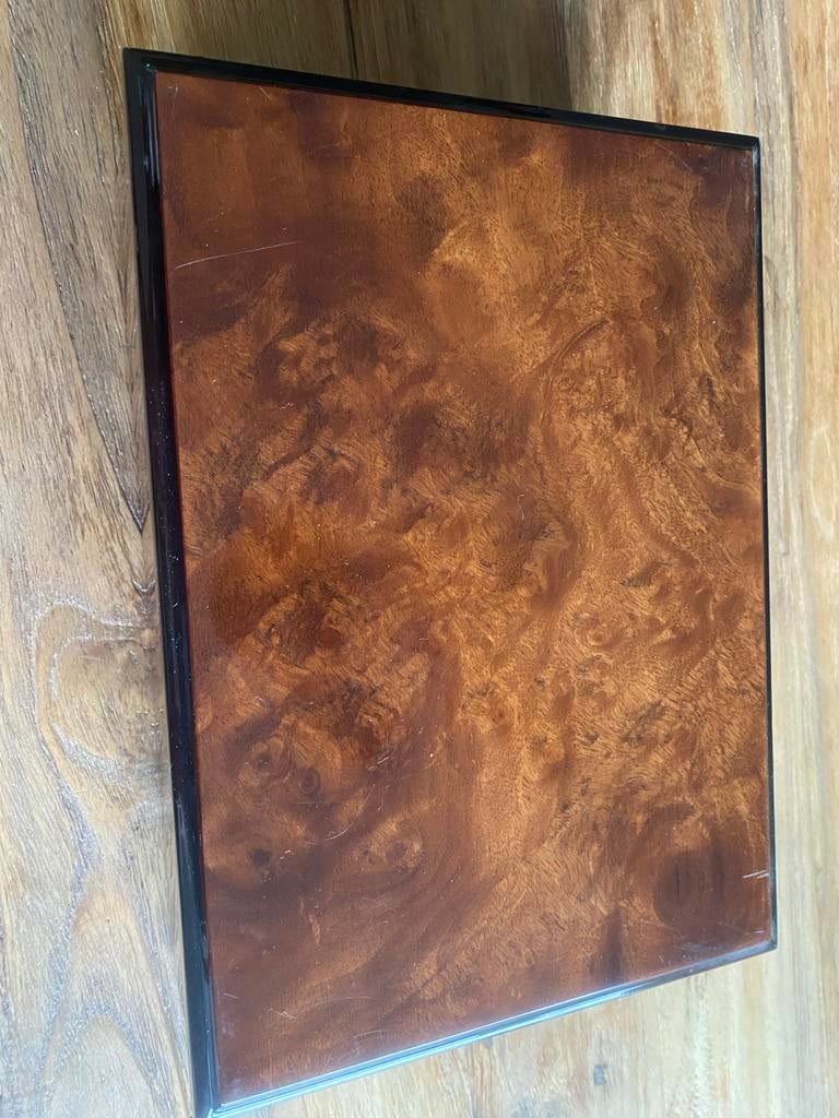 Luxe Humidor Opbergkist - Sigarenkist, Ophalen of Verzenden, Zo goed als nieuw, Overige houtsoorten, Minder dan 50 cm
