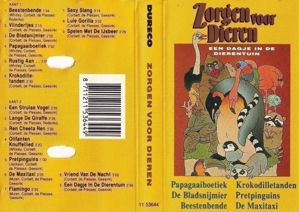 Cassettebandje Zorgen Voor Dieren (Dagje In De Dierentuin), Ophalen of Verzenden, Zo goed als nieuw, Kinderen en Jeugd, 1 bandje