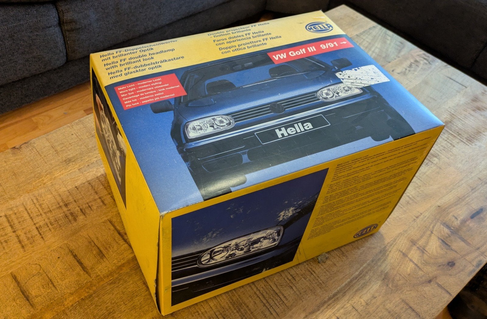 NOS! Hella VW Golf III Koplamp rechts | 1DJ 008 187-021, Ophalen of Verzenden, Nieuw, Volkswagen