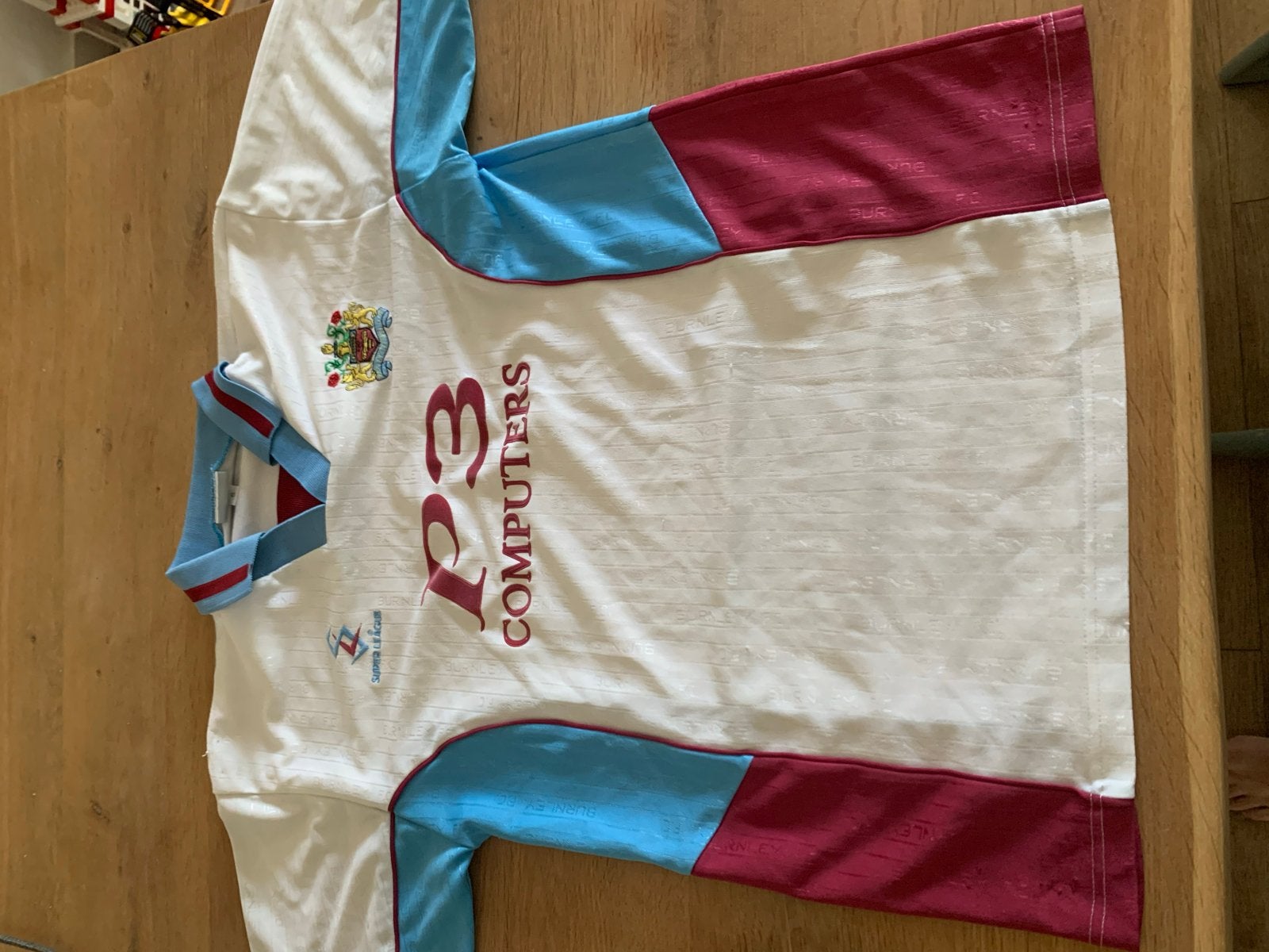 Burnley thuisshirt 1999/2000 - Maat S - Super League, Maat S, Ophalen of Verzenden, Gebruikt, Shirt