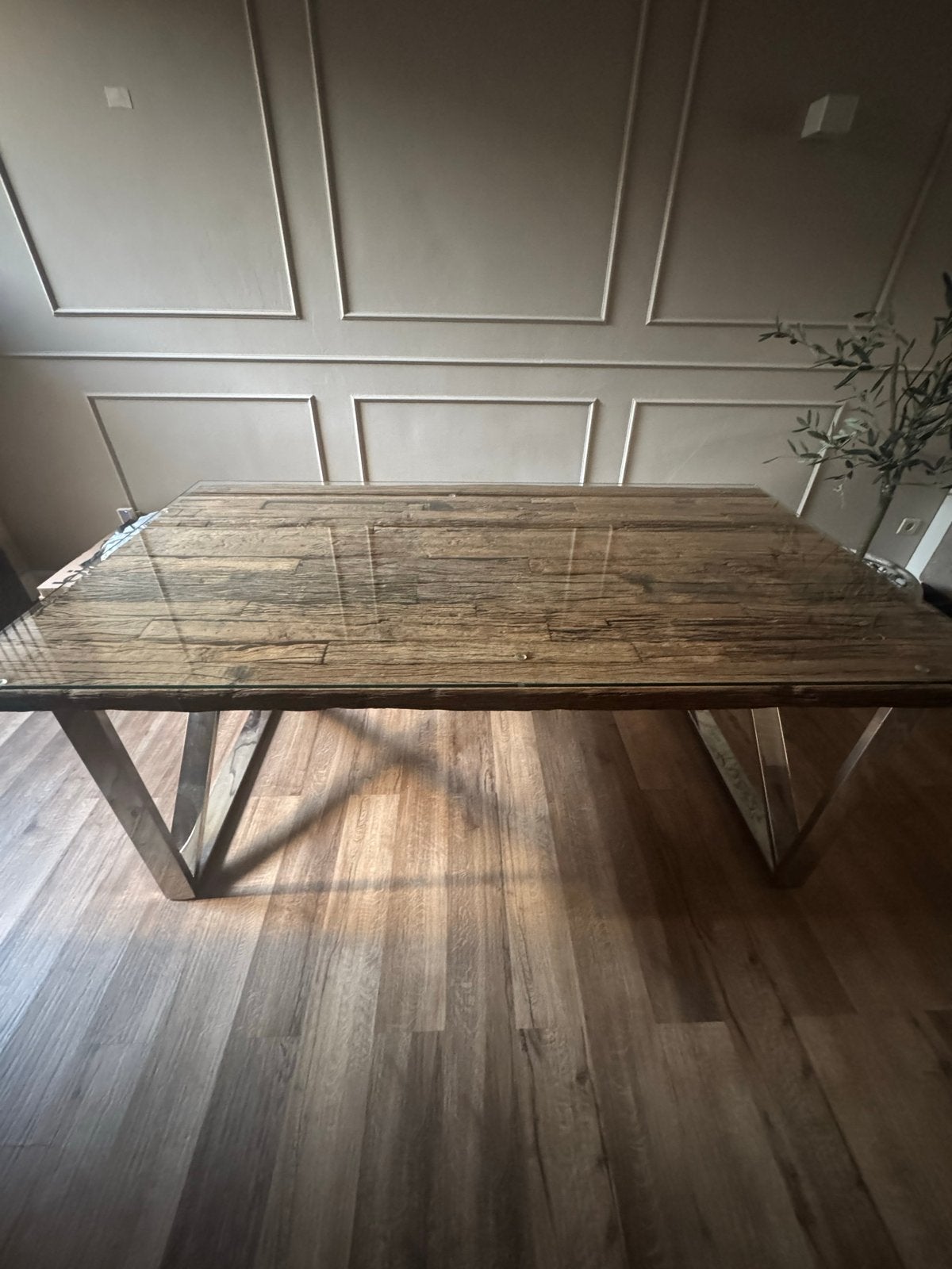 Eettafel Richmond Kensington 200x100 cm, Ophalen, 100 tot 150 cm, Zo goed als nieuw, 150 tot 200 cm