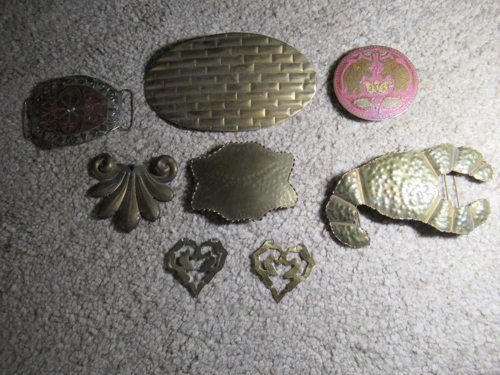 CEINTUUR decoratie koper origineel 7 stuks   een koop € 20, Hobby en Vrije tijd, Naaien en Fournituren, Ophalen of Verzenden, Nieuw