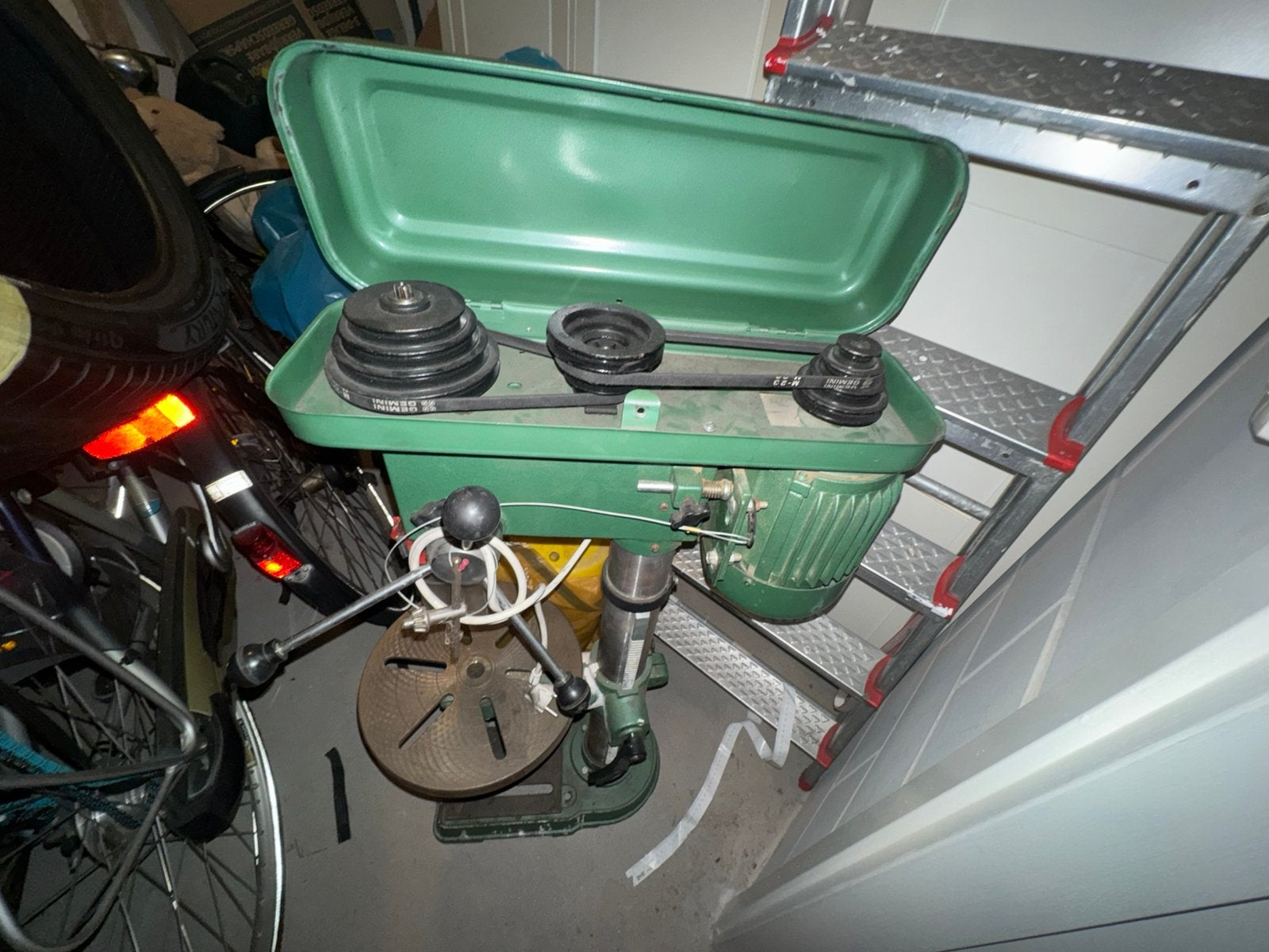 Fermark CH-16N Tafelboormachine 16 mm | 12 snelheden, Ophalen, Gebruikt, Kolomboormachine