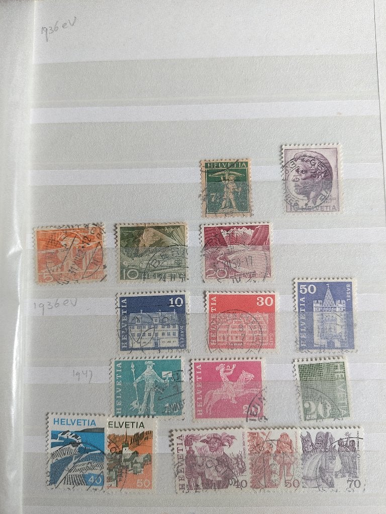 postzegels restkavel zwitserland, Ophalen of Verzenden, Gestempeld