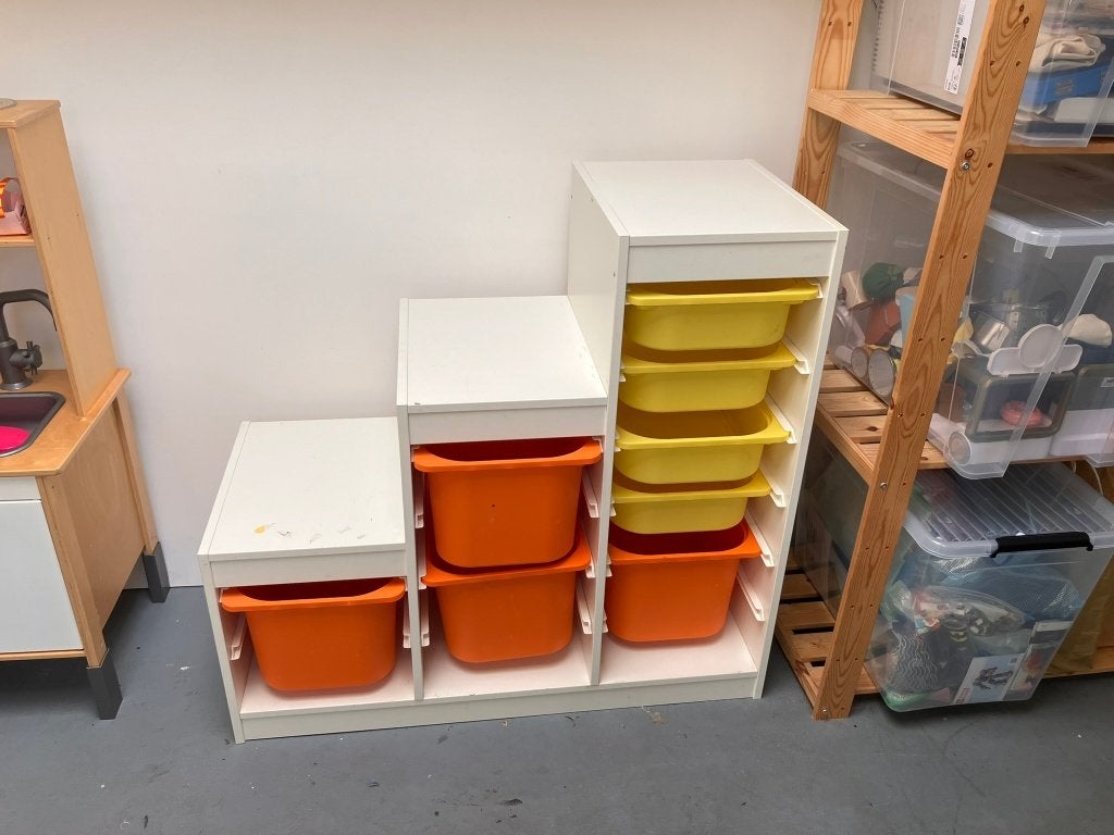 IKEA Trofast met Bakken, Ophalen, Gebruikt, Kast, 75 tot 100 cm