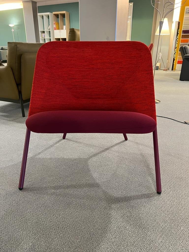 Nieuw Moooi Shift Lounge Chair rood Design stoel, Moooi, Nieuw, Ophalen of Verzenden, Stof