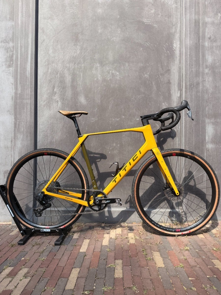 Titici Revo Mostarda Yellow/Oliva Green XL, Fietsen en Brommers, Gebruikt, Carbon, 10 tot 15 versnellingen, -