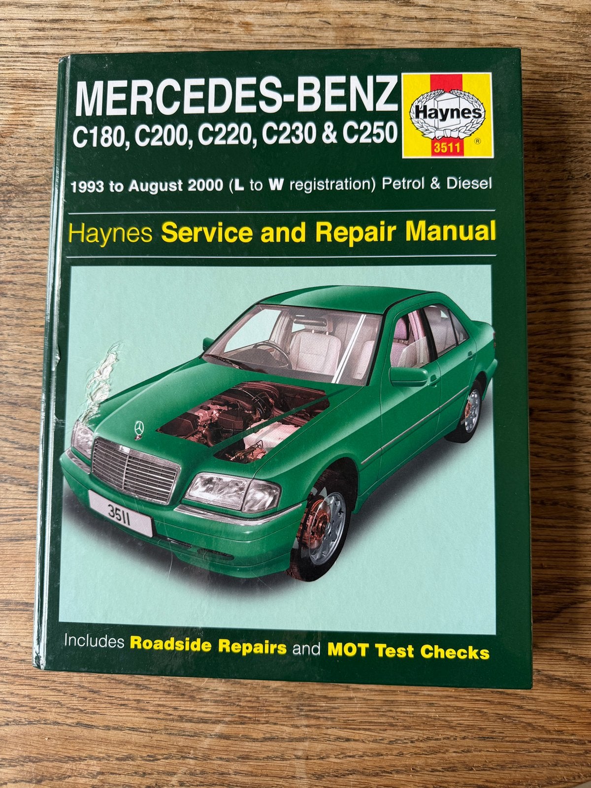 Haynes Mercedes-Benz C180, C200, C220, C230&C250, Ophalen