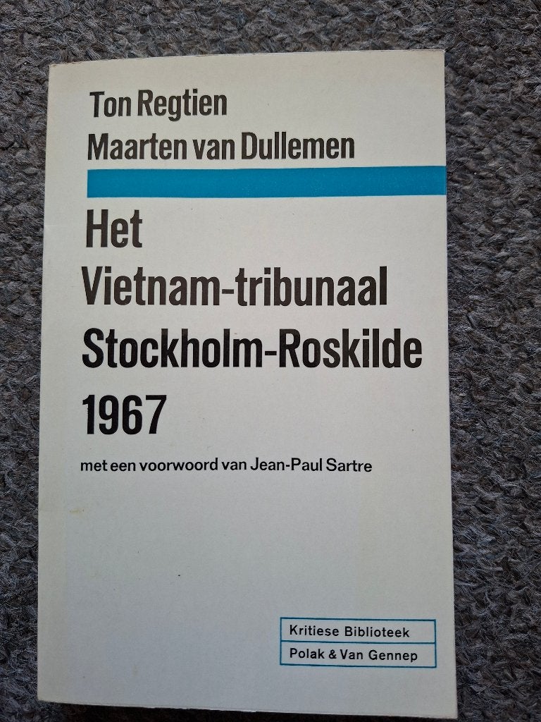 Het Vietnam-tribunaal Stockholm-Roskilde 1967, Boeken, Verzenden, Ton Regtien, Maarten Van Dullemen, Azië, 20e eeuw of later