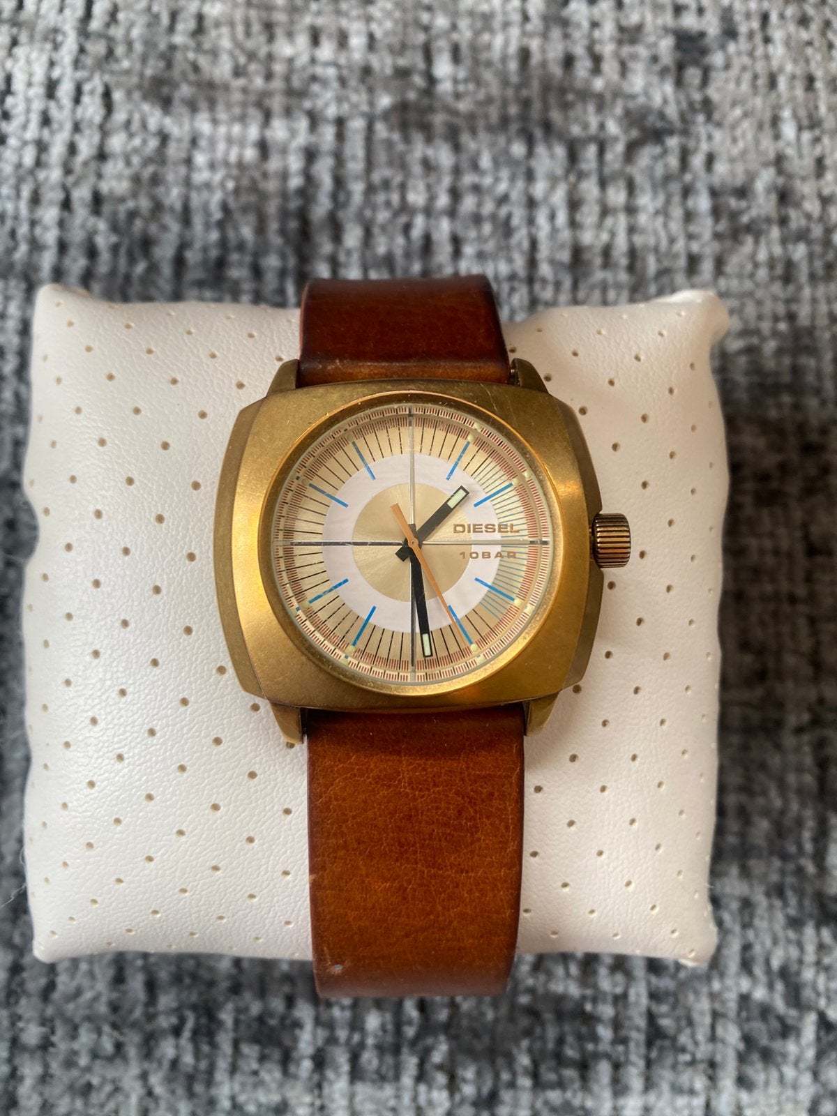 Diesel horloge vintage look uit 2006., Overige merken, Staal, Polshorloge, Ophalen of Verzenden