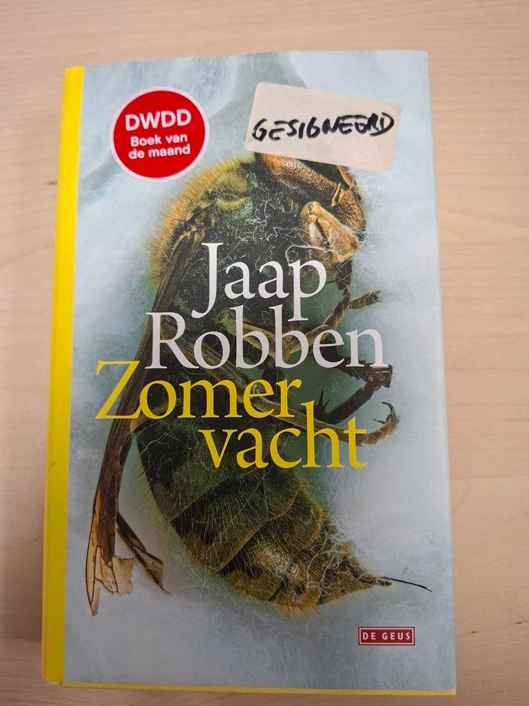 Gesigneerd boek: Jaap Robben - Zomervacht, Ophalen, Zo goed als nieuw, Jaap Robben, Nederland