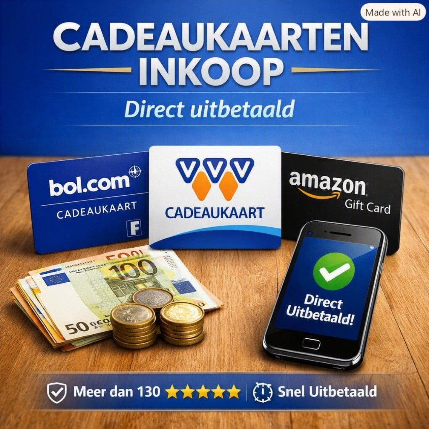 Cadeaubon / cadeaukaart over? Ik koop 'm velig over!, Tickets en Kaartjes