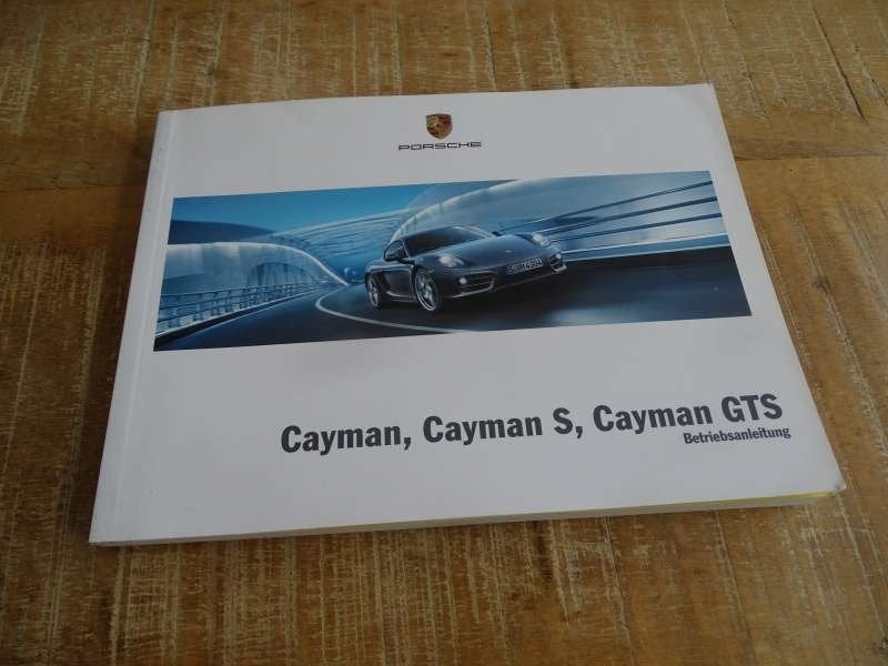Porsche Cayman - 981 Handleiding Betriebsanletung Origineel, Verzenden