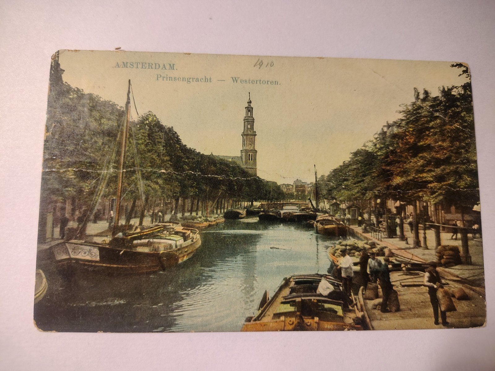 Amsterdam Prinsengracht - Westertoren., Ophalen of Verzenden, Noord-Holland