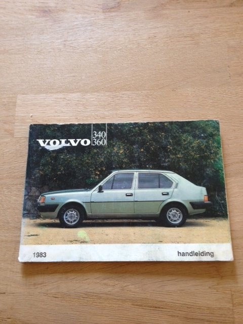Volvo 340 360         Handleiding      1983     NL, Ophalen of Verzenden