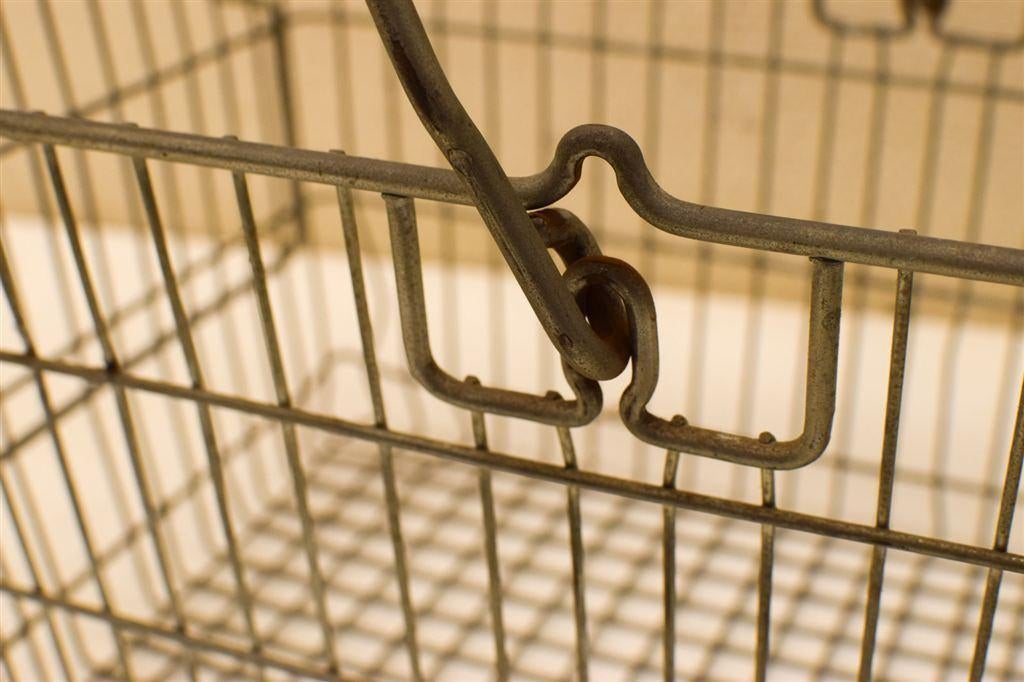 Vintage Metalen Winkelmandje 49075, Minder dan 50 cm, Gebruikt, Ophalen of Verzenden, Minder dan 100 cm