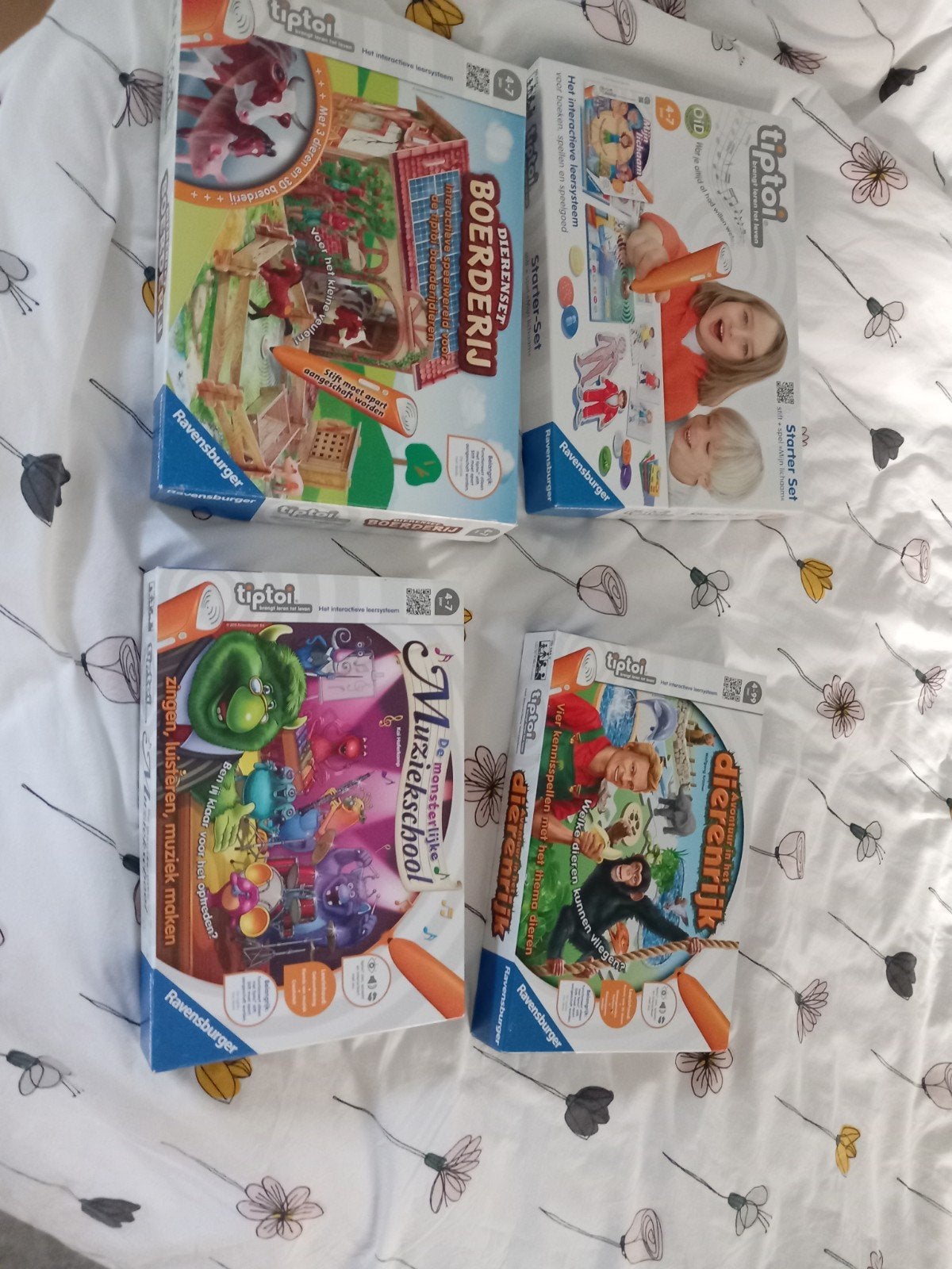 Tiptoi 4 spellen  + 2 pennen, Ophalen of Verzenden, Gebruikt, Taal en Lezen