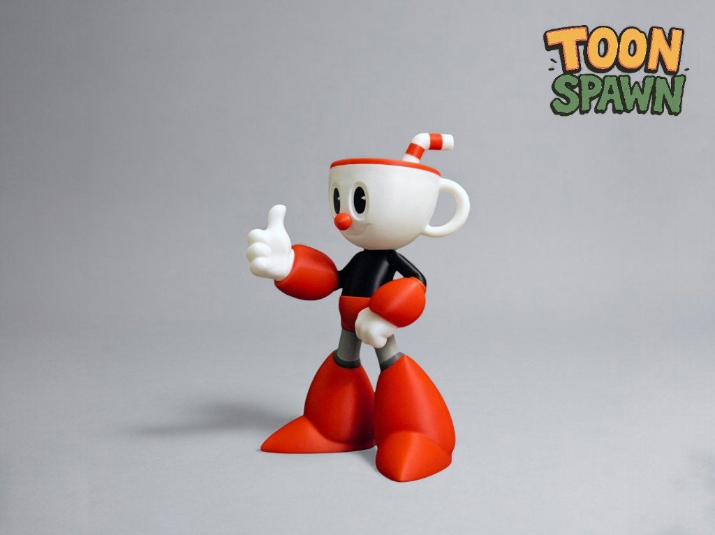 Mega Cuphead – 21 cm – Cuphead Figuur, Ophalen of Verzenden, Nieuw, Overige typen