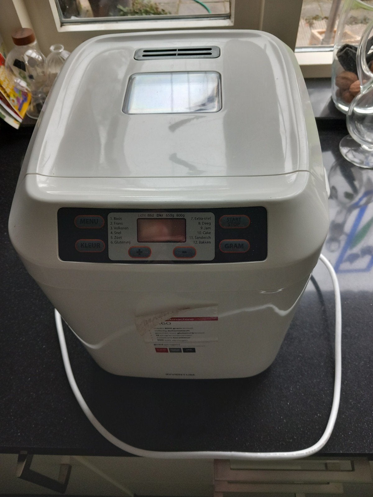 Inventum BM60 Broodbakmachine, Met timer, Meer dan 10 programma's, Ophalen of Verzenden, Zo goed als nieuw