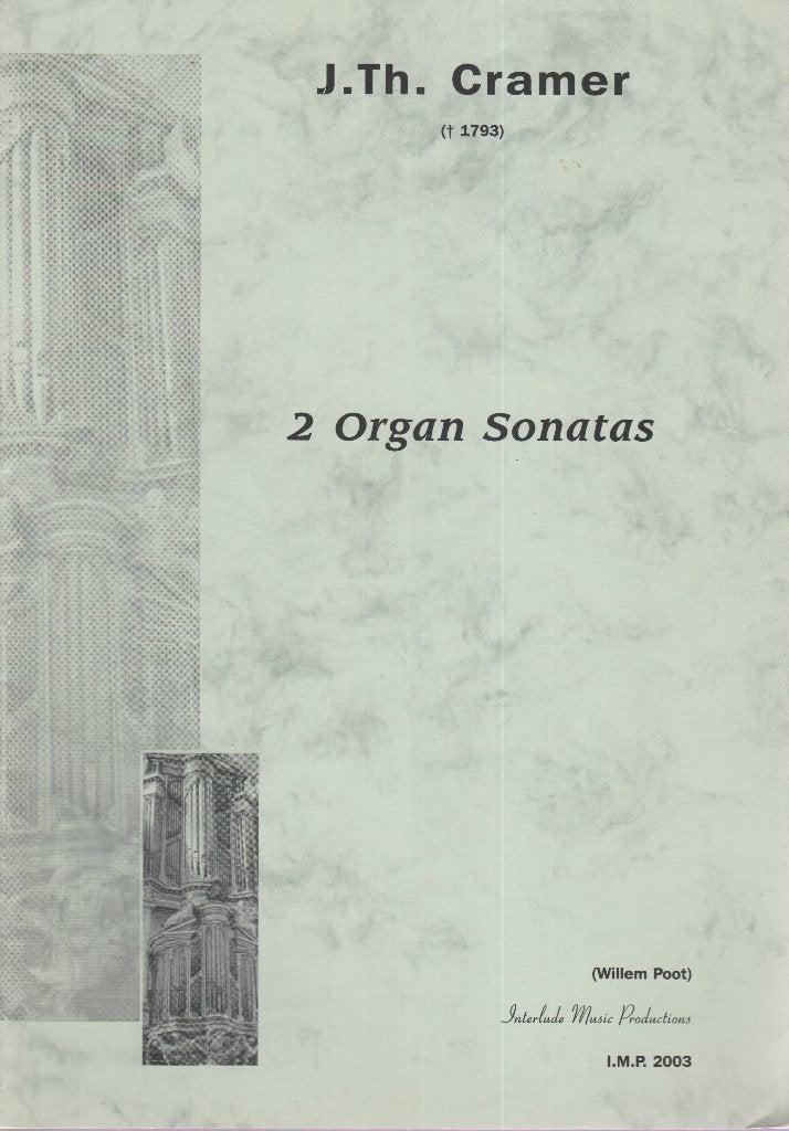 J.TH. CRAMER - 2 ORGAN SONATES, Ophalen of Verzenden, Gebruikt, Artiest of Componist, Populair