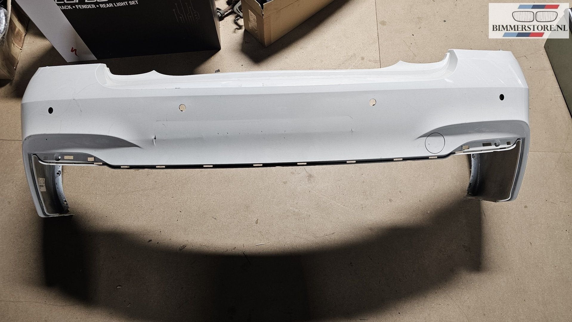 M achterbumper PDC Alpinweiss BMW 2 serie F22 F23 8055567  5, -, Nieuw, Ophalen of Verzenden, Achter