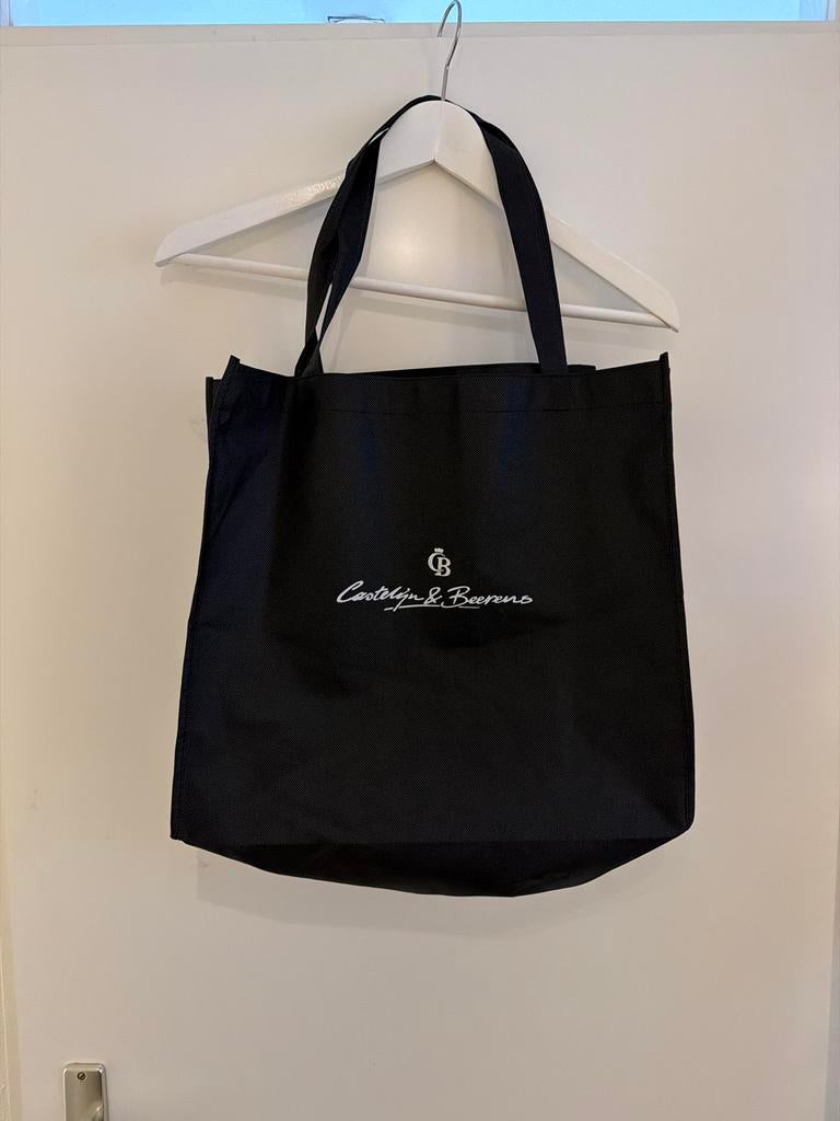 Zwarte Castelijn & Beerens shopperbag - Nieuwstaat, Ophalen of Verzenden, Zo goed als nieuw, Zwart, Shopper
