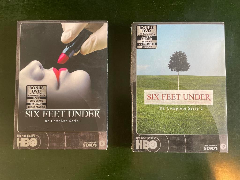 Six Feet Under - Complete Serie 1 & 2 DVD Boxsets, Cd's en Dvd's, Dvd's | Tv en Series, Gebruikt, Vanaf 16 jaar, Boxset, Drama