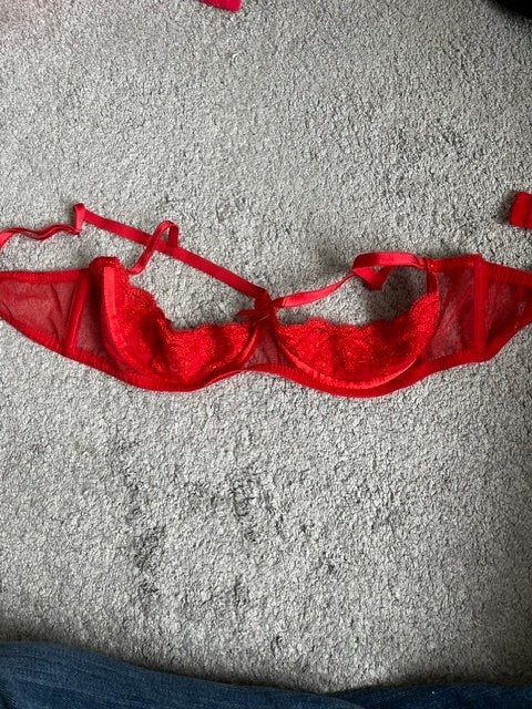sexy BH, Verzenden, Rood, BH