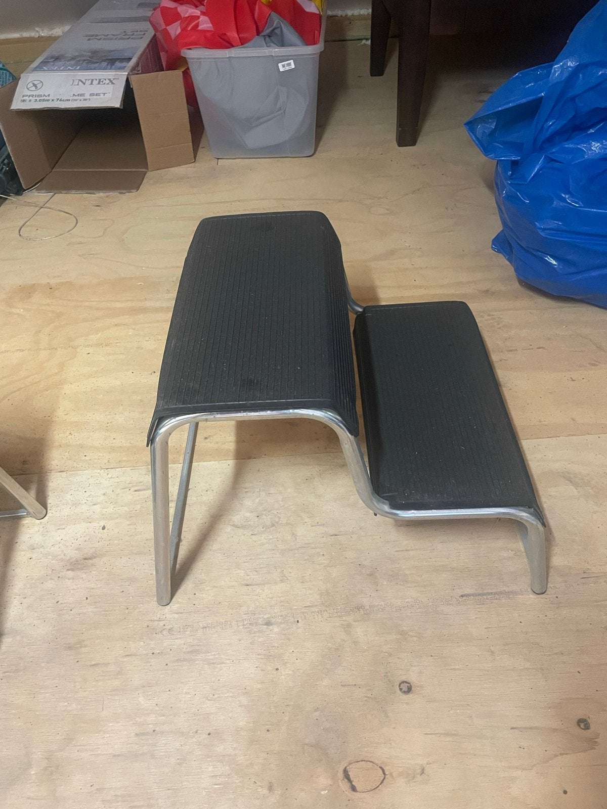 Opstap 2-tredige trappen caravan & camper., Caravans en Kamperen, Kampeeraccessoires, Ophalen, Gebruikt