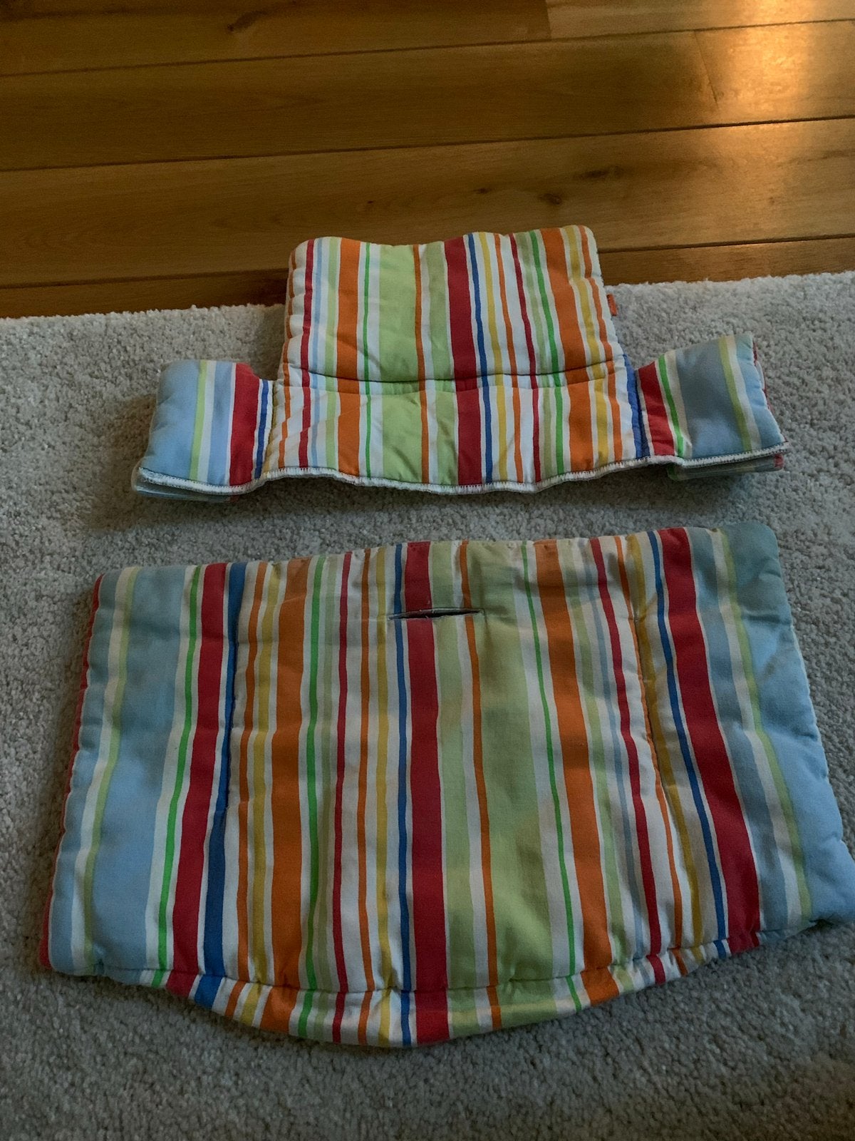Stokke Tripp Trapp kussenhoes gestreept, Kinderen en Baby's, Ophalen of Verzenden, Gebruikt, Meegroeistoel