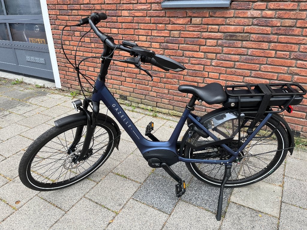 gazelle orange c8 saturn Blue, Ophalen, Zo goed als nieuw, Minder dan 47 cm, 50 km per accu of meer